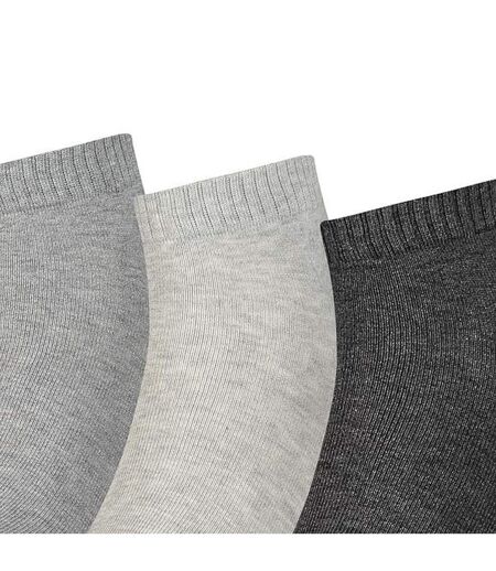 Puma Unisex Adult Quarter Training Ankle Socks (Pack of 3) (Grey) - UTRD697