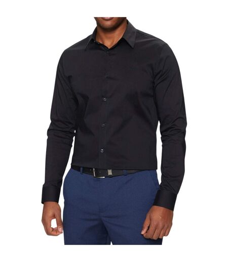 Chemise Motif/style Uni Homme Bleu Marine Guess