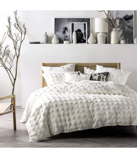 Haze duvet cover set white Linen House