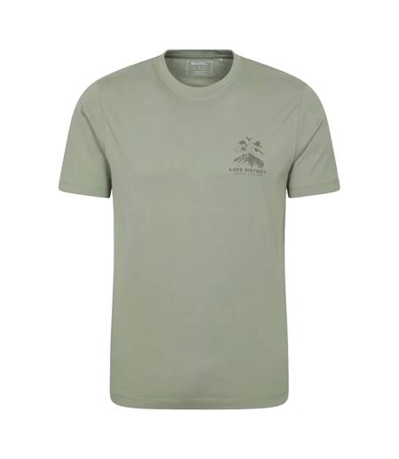 Mens ireland short-sleeved t-shirt khaki green Mountain Warehouse
