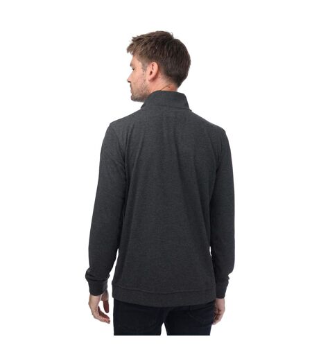 Mens Bits Textured Funnel Neck Sweater Top Charcoal Ted Baker