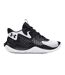 Chaussures De Basket Jet Homme Noir Blanc Under Armour-1