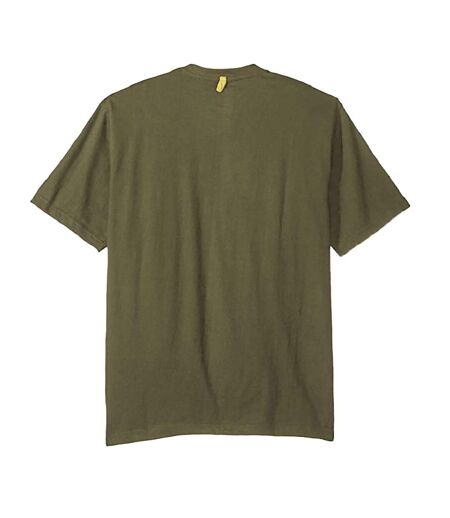 Caterpillar Mens TM Logo Short Sleeve T-Shirt (Green) - UTFS4251