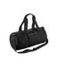 Barrel recycled duffle bag one size black Bagbase