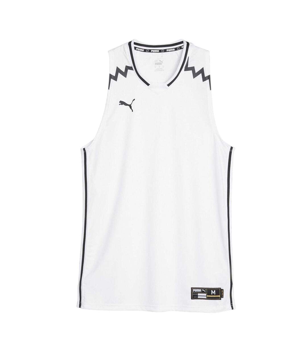 Mens Hoops Team Game Performance Basketball Jersey White Puma-2