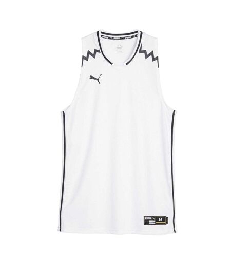 Mens Hoops Team Game Performance Basketball Jersey White Puma