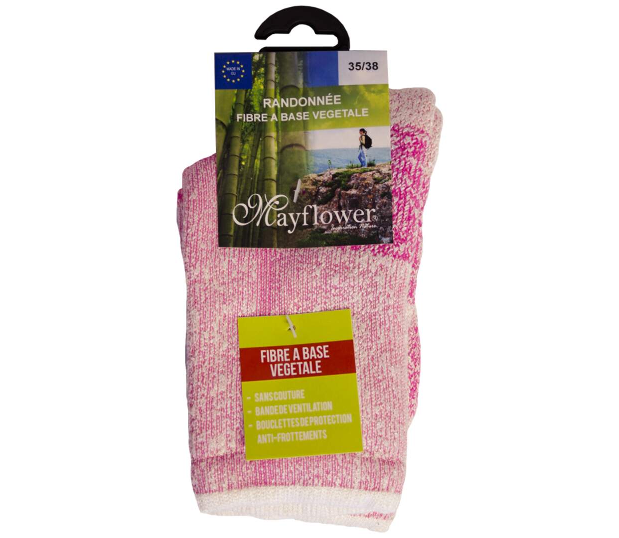 Chaussettes rando fibre végétale CHO7104-1