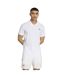 Mens Wimbledon Short-sleeved Polo Shirt White Adidas-1