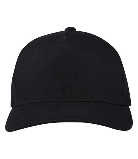Unisex Adult Onyx Aware Recycled 5 Panel Baseball Cap Solid Black Elevate NXT