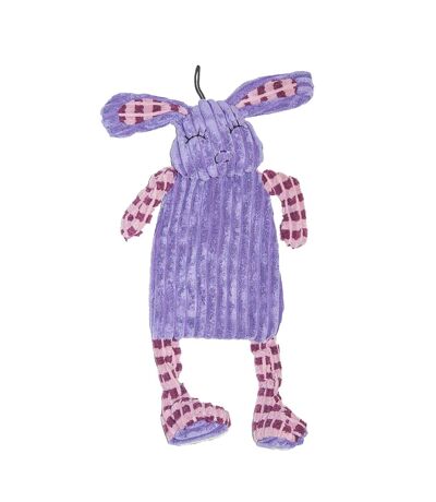 Rodney the rabbit plush dog toy 16in purple/pink Danish Design