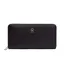 Portefeuille noir femme tommy hilfiger th icon lrg za-1