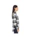 Chemisier Motif/style Motif Écossais Femme Vert Militaire Noir Burnside-1