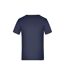 T-shirt active enfant bleu marine James and Nicholson-2