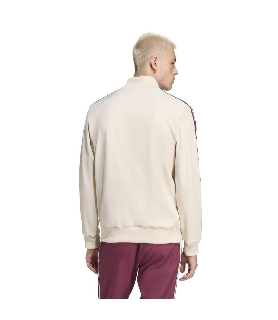 Haut De Survêtement Motif/style Ajax Amsterdam Terrace Icons Homme Blanc Adidas-3