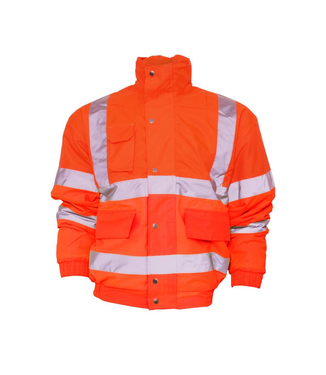 Veste bomber haute visibilité homme orange haute visibilité Yoko-1
