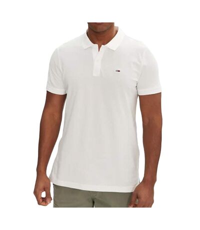 Polo blanc  homme tommy hilfiger tjm slim - xxl