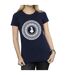 Disney Femme/Ladies Alice In Wonderland Circle Cotton T-Shirt (Bleu marine) - UTBI6779-3