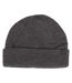 Bonnet Motif/style Côtelé Homme Gris 4F-1