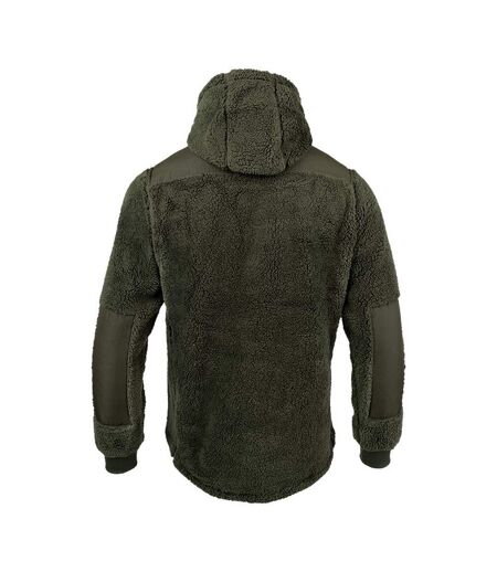 Mens Gen 2 Sherpa Fleece Hoodie Dark Olive Speero