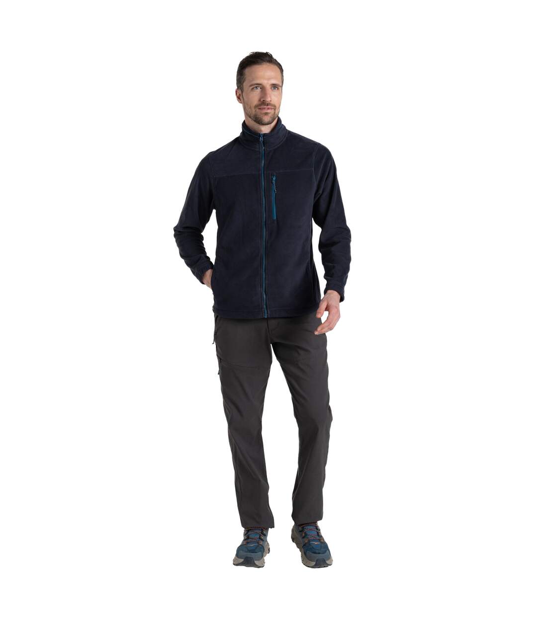 Veste polaire corey plus homme bleu marine foncé Craghoppers