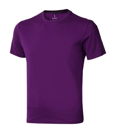 Elevate Mens Nanaimo Short Sleeve T-Shirt (Plum) - UTPF1807