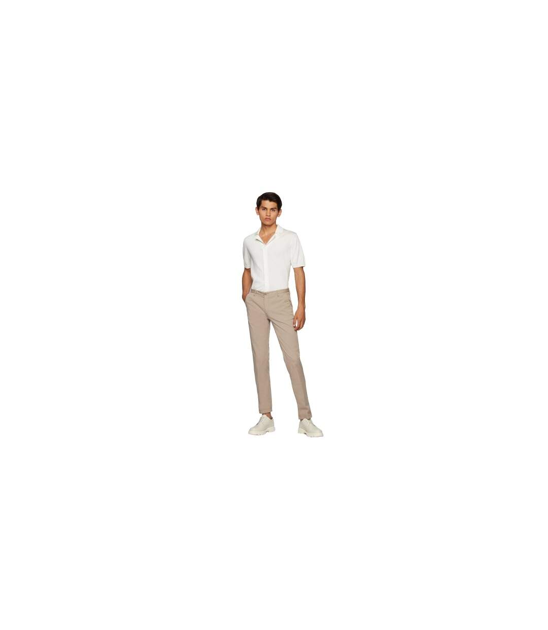 Pantalon Rice3-d Homme Beige Boss-1