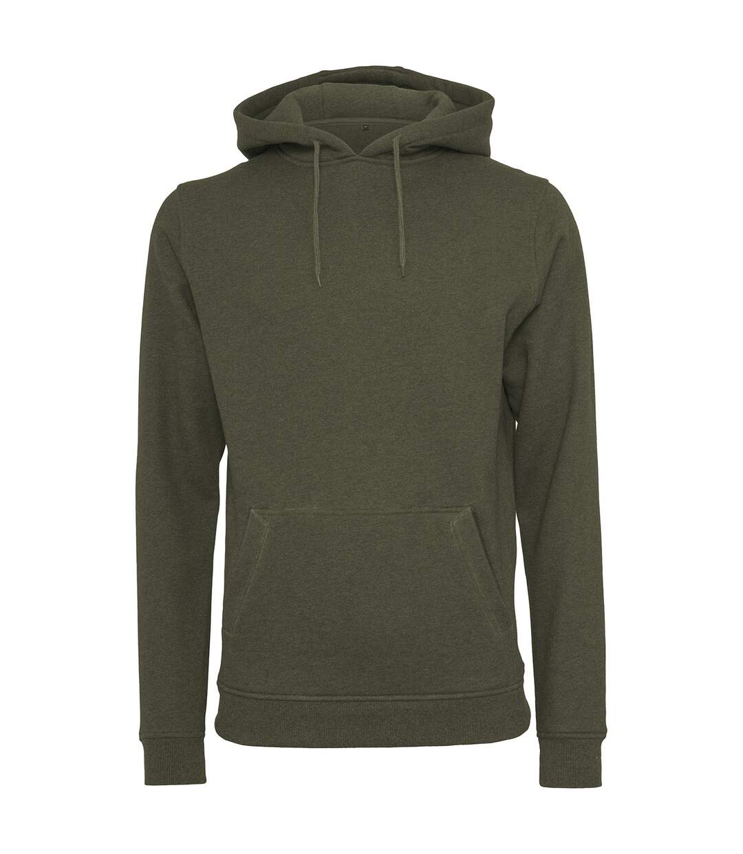 Sweat à capuche homme vert sombre Build Your Brand-1