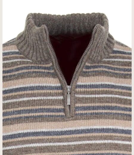 Pull camionneur col montant zippé PACHA2