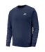 Sweat Motif/style Logo Club Homme Bleu Nuit Nike-1