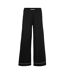 Pantalon Femme Noir Couture-1