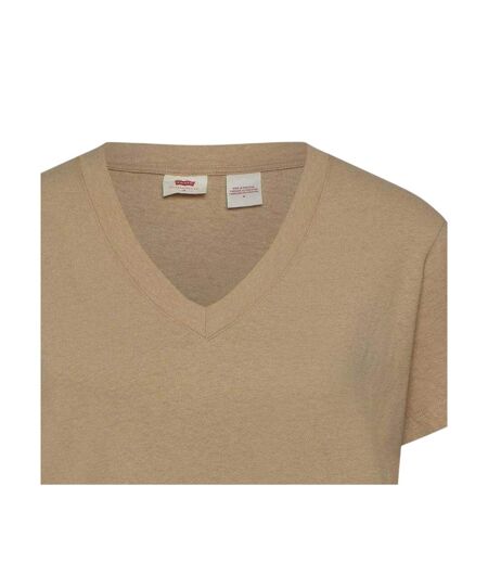T-shirt Femme Beige Foncé Levis