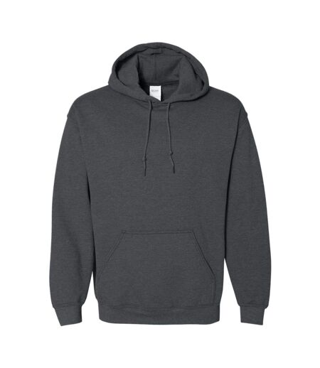 Sweat À Capuche Adulte Charbon Chiné Gildan