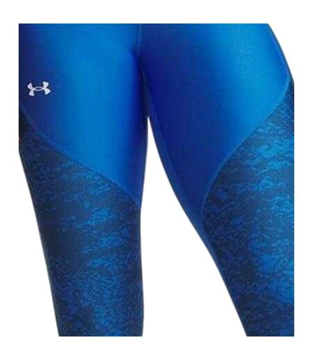 Legging Motif/style À Motifs Tech Femme Turquoise Under Armour