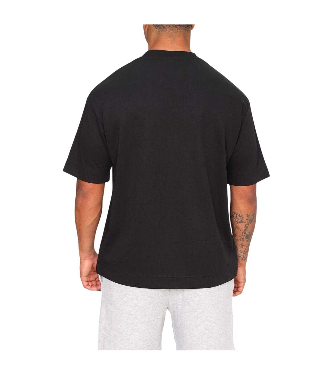 T-shirt Marrakech Homme Noir Rose London-2