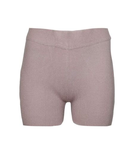 Short tricoté femme rose pâle Brave Soul