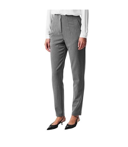Pantalon Vivarone Femme Gris Moyen Vila