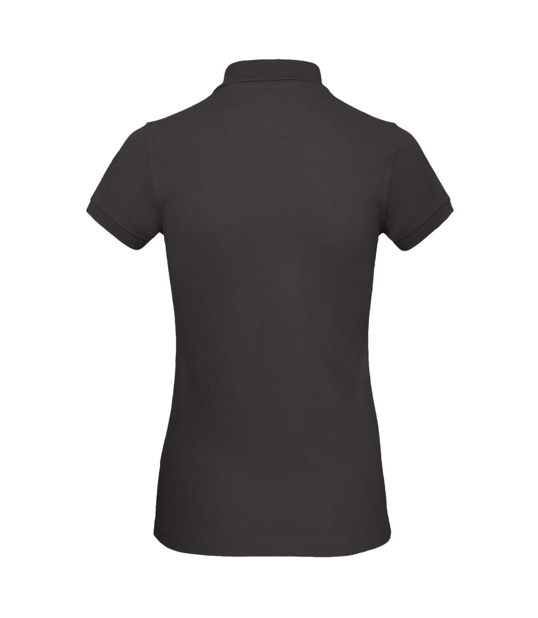 Polo manches courtes inspire femme noir B&C-2