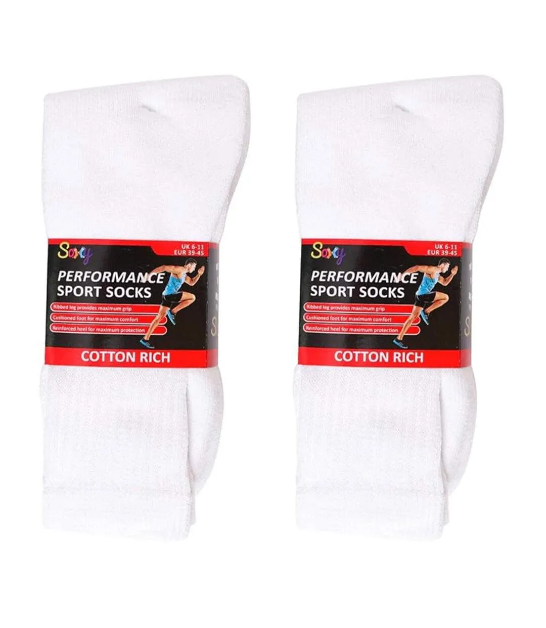 Chaussettes Homme Blanc Soxy-2
