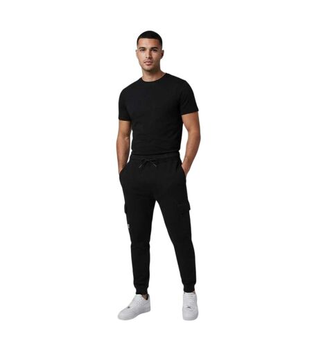 Mens Conor Benn Cargo Trousers Black White Everlast