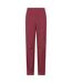 Womens/ladies Kenton Water Resistant Walking Trousers Burgundy Mountain Warehouse-2