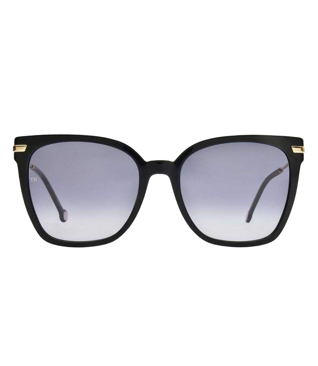Womens/ladies Th1880 0807 9o Gradient Sunglasses One Size Gold Black Tommy Hilfiger-2