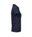 Womens/ladies Luxury Stretch Polo Shirt Navy Tee Jays-4