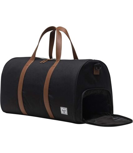 Novel recycled duffle bag one size solid black Herschel