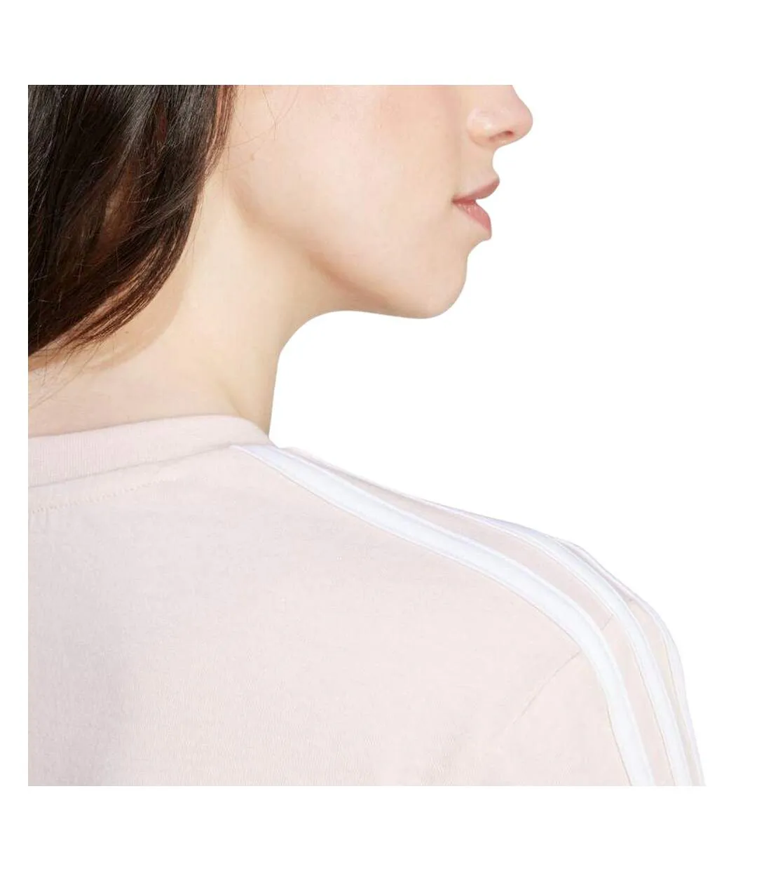 Haut Court Essentials Femme Beige Adidas-4