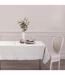 Nappe Rectangulaire Chambray 140x240cm Blanc-3