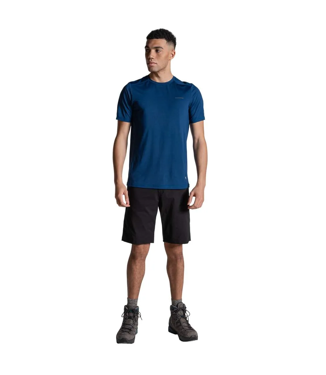 Mens Brisk Pro Casual Shorts Black Craghoppers-4