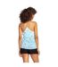 Débardeur Motif/style Imprimé Dalmatien Femme Turquoise Pâle PJ Salvage-3