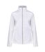 Regatta Standout Womens/Ladies Ablaze Printable Soft Shell Jacket (White/Light Steel)