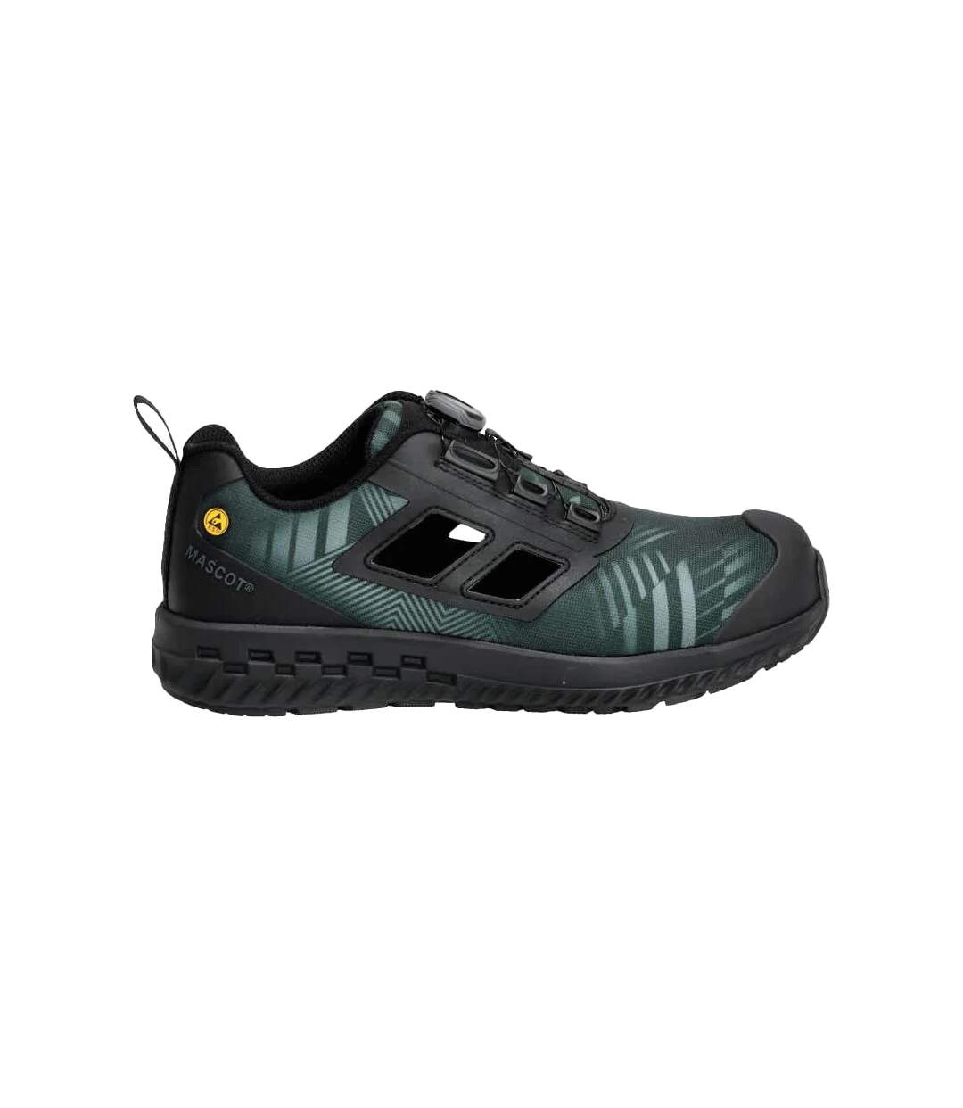 Womens/ladies Safety Shoes Forest Green Black Mascot-1
