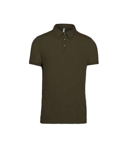 Kariban Mens Jersey Knit Polo Shirt (Light Khaki) - UTRW7466
